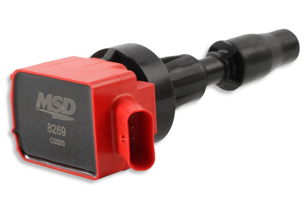 MSD Ignition Coil Blaster Series Hyundai/Kia 1.6L Turbo 4-Pack Fits Hyundai Elantra Sport/Kona/Sonata/Tucson/Veloster 2015-2020 1.6L Turbo Engine 2017-2020 Kia Forte Gt/Forte5/ Optima/Soul 1.6L Turbo Engine MSD Ignition