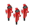 MSD Ignition Coil Blaster Chrysler 3.7L Red 3-Pack 2009-2013 Dodge/Jeep/Ram 3.7L V6 MSD Ignition