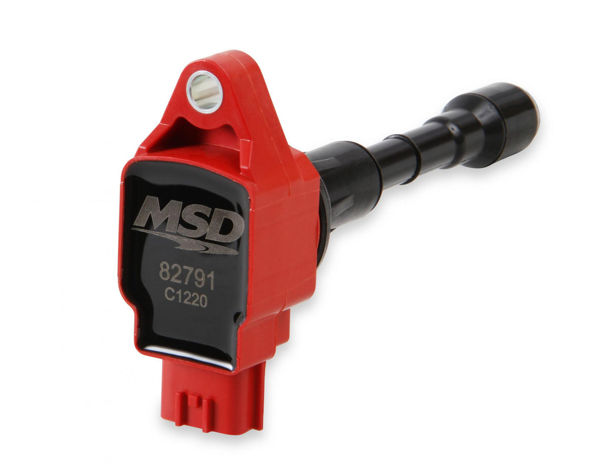 MSD Ignition Coil Blaster Series Fits Nissan/Infiniti 3.5L Red 6-Pack Fits Nissan 2007-2020 350Z/Altima/Maxima/Murano/Pathfinder/Quest Infiniti 2008-2020 G25 2.5L/Ex35/Fx35/G35/Jx35/M35/M35H/Q50/Q70/Qx60 3.5L Engine MSD Ignition