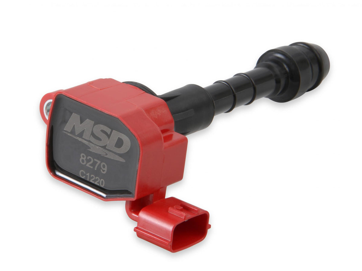 MSD Ignition Coil Blaster Series Fits Nissan/Infiniti 3.5L Red 6-Pack Fits Nissan 2003-2006 350Z Infiniti 2003-2008 G35/Fx35/M35 3.5L Engine MSD Ignition