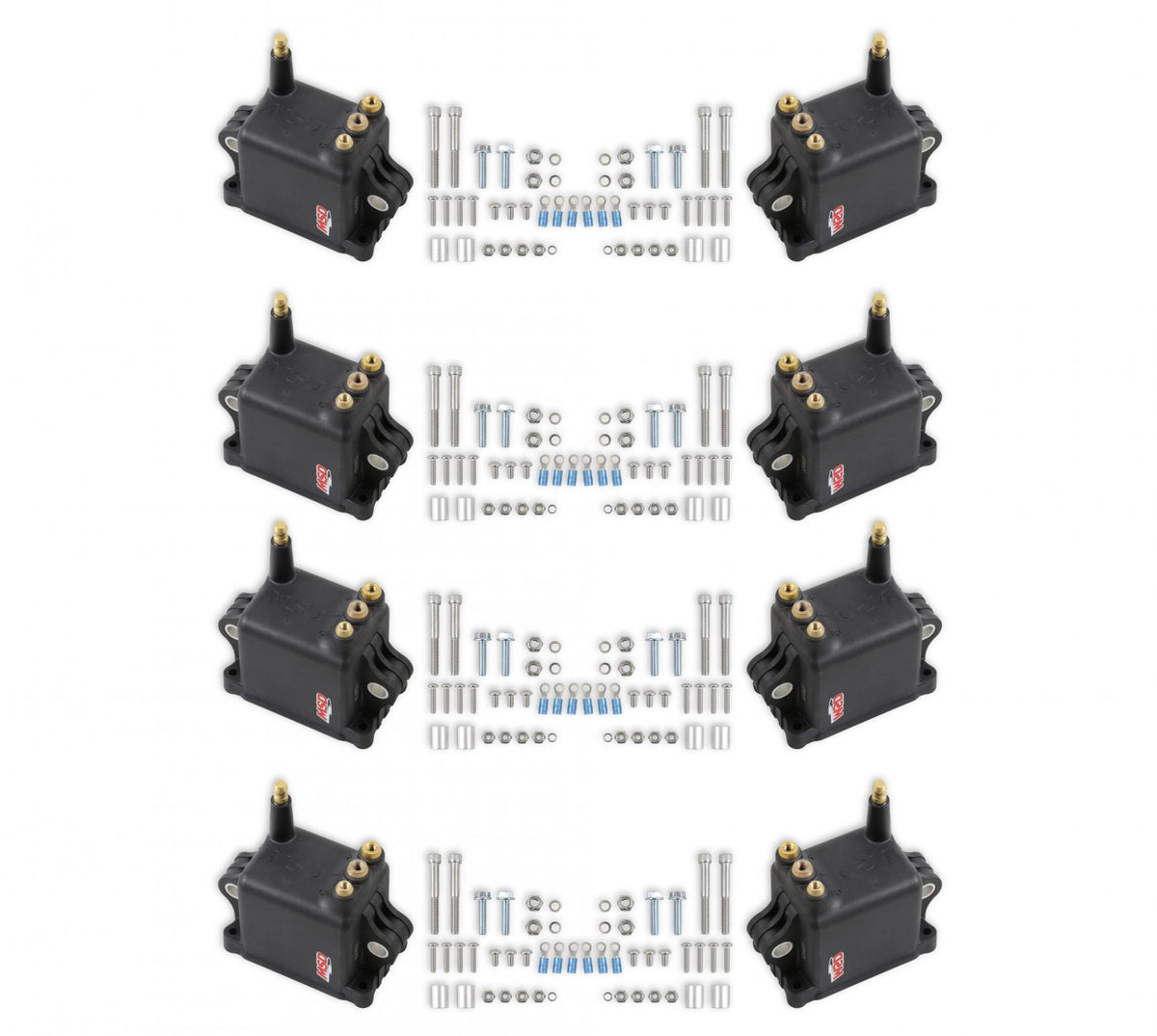 MSD Ignition Coil High Output Black 8-Pack Use With Pro 600 Ignition Coil-Per-Cylinder Engines MSD Ignition