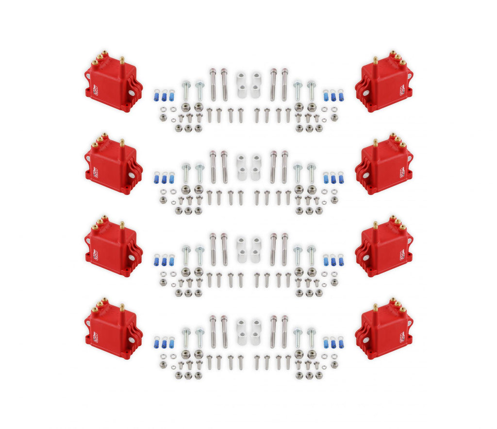 MSD Ignition Coil High Output 8-Pack Red For Pro 600 Ignition Coil-Per-Cylinder Engines MSD Ignition
