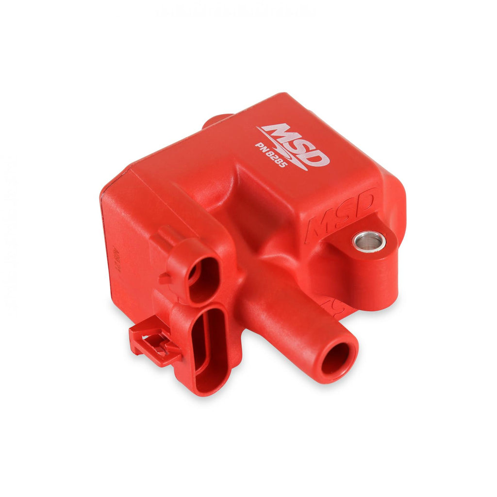 MSD Ignition Coil Pro Power Series GM LS1/Ls6 Engines 8-Pack 1997-2004 GM Cars W/Vin G/S 1998-2006 GM Trucks W/Vin E/D (8Th Digit) Additional 2-Pin Connector MSD Ignition