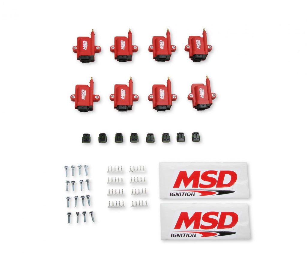 MSD Ignition Coil Smart 8-Pack Universal Use With Holley Or MSD EFI Systems MSD Ignition