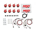 MSD Ignition Coil Smart Big Wire Kit Red Universal Use With Holley Or MSD EFI Systems MSD Ignition