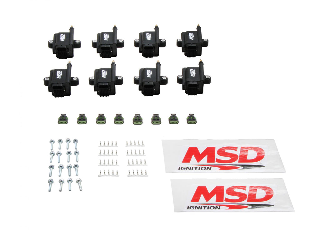 MSD Ignition Coil Smart 8-Pack Universal Use With Holley Or MSD EFI Systems MSD Ignition