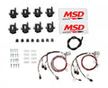 MSD Ignition Coil Smart Big Wire Kit Black Universal Use With Holley Or MSD EFI Systems MSD Ignition