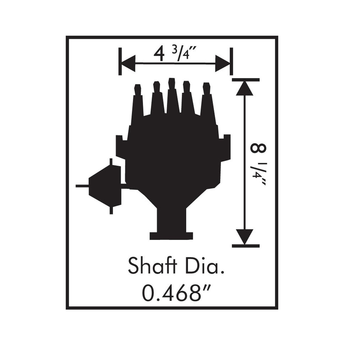 Ford 289/302 Ready-To-Run Distributor, Steel Gear Ready-To-Run Distributors Include A Built-In Ignition Module. No MSD Ignition Control Required. Includes A Steel Gear And A Rev Limiter MSD Ignition