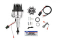 Distributor, Ford 289/302, Ready-To-Run, Black Cap, Steel Gear MSD'S Pro-Billet Distributor With Small Diameter Black Cap And Ready To Run W/Vacuum Advance And Steel Gear, No Ignition Box Needed MSD Ignition