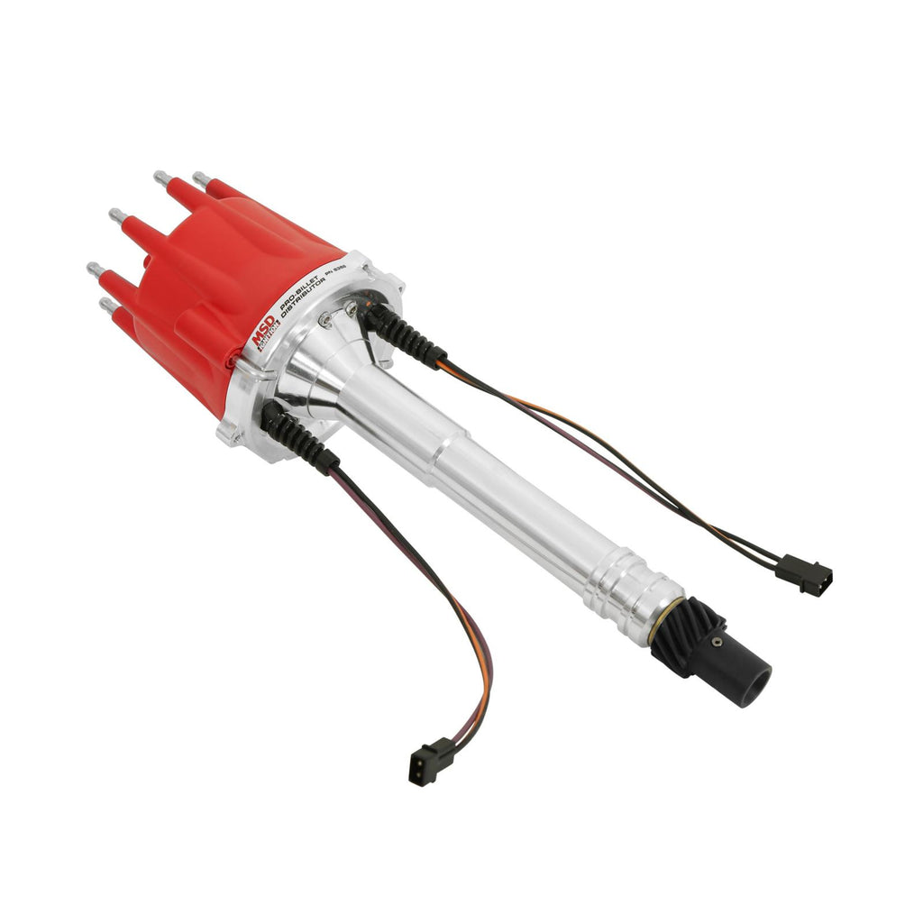 Dual Pickup Chevy V8 Distributor For Racing, Must Be Used With An MSD 6, 7 Or 8-Series Ignition MSD Ignition