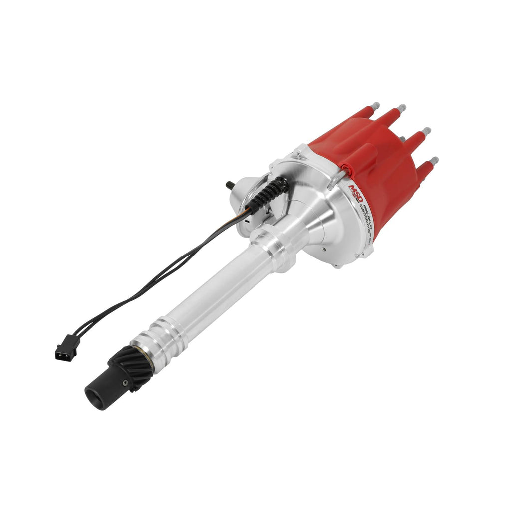 Chevy V8 Street Pro-Billet W/Vacuum Advance Includes Vacuum Advance And Must Be Used With An MSD 6, 7 And 8-Series Ignition MSD Ignition