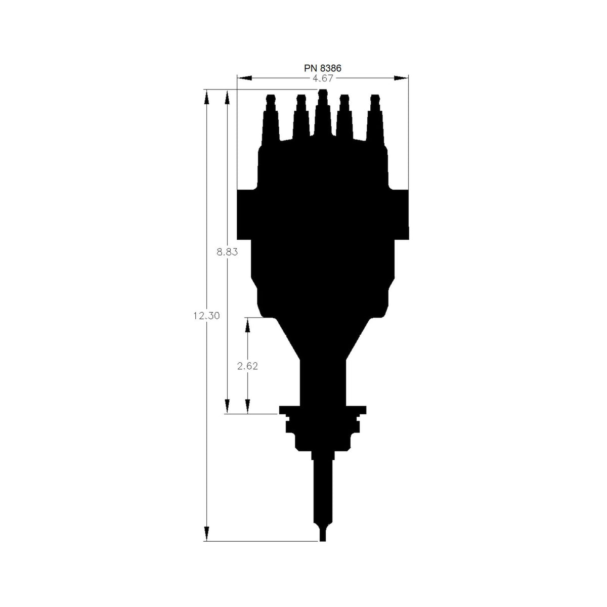 Chrysler 383-400 Ready-To-Run Distributor Fits 383, 400 Chryslers. Ready-To-Run Distributors Include A Built-In Ignition Module. No MSD Ignition Control Required. Includes A Built-In Rev Limiter MSD Ignition