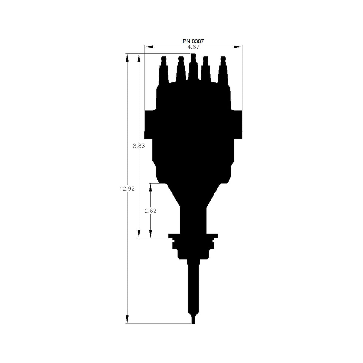 Chrysler 426-440 Ready-To-Run Distributor Fits 426, 440 Chryslers. Ready-To-Run Distributors Include A Built-In Ignition Module. No MSD Ignition Control Required. Includes A Built-In Rev Limiter MSD Ignition