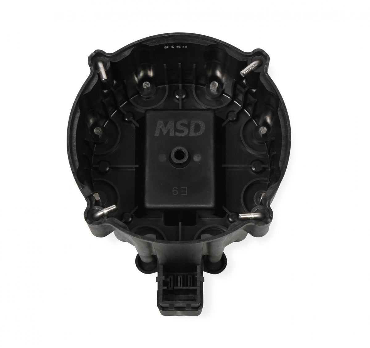 Black Extreme Output Hei Cap/Rotor Kit Black Distributor Cap / Cap And Rotor Kit MSD Ignition