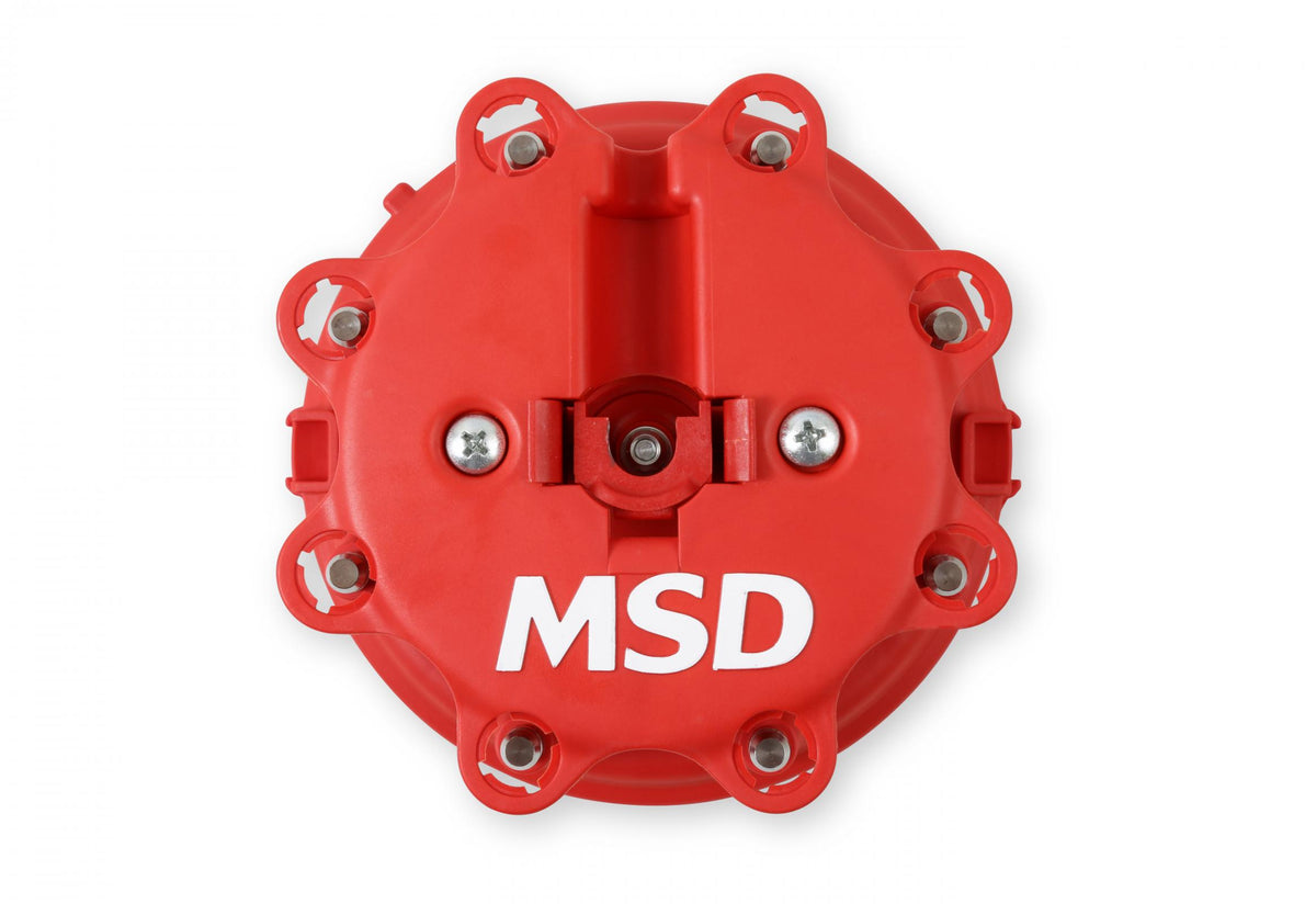 MSD Ford Hei Distributor Cap The Ford-Style Cap Has A Provision For The Coil Wire To Be Routed In Separately MSD Ignition
