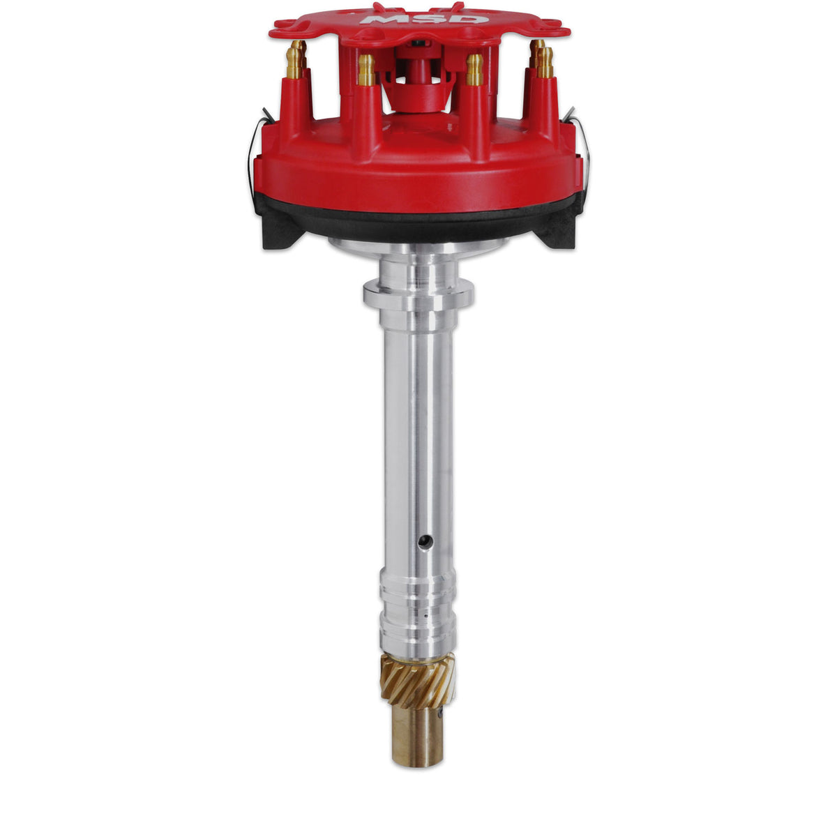 Chevy V8 Crank Trigger Distributor Low-Profile Racing Distributor, Must Be Used With An MSD 6, 7 Or 8-Series Ignition And A Crank Trigger MSD Ignition
