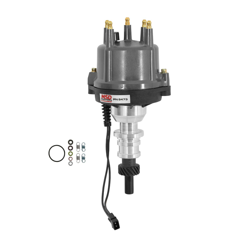 Ford 2.3L Billet Distributor Fits Fords 4-Cylinder 2.3L Engines. Must Be Used With An MSD 6, 7 Or 8-Series Ignition MSD Ignition