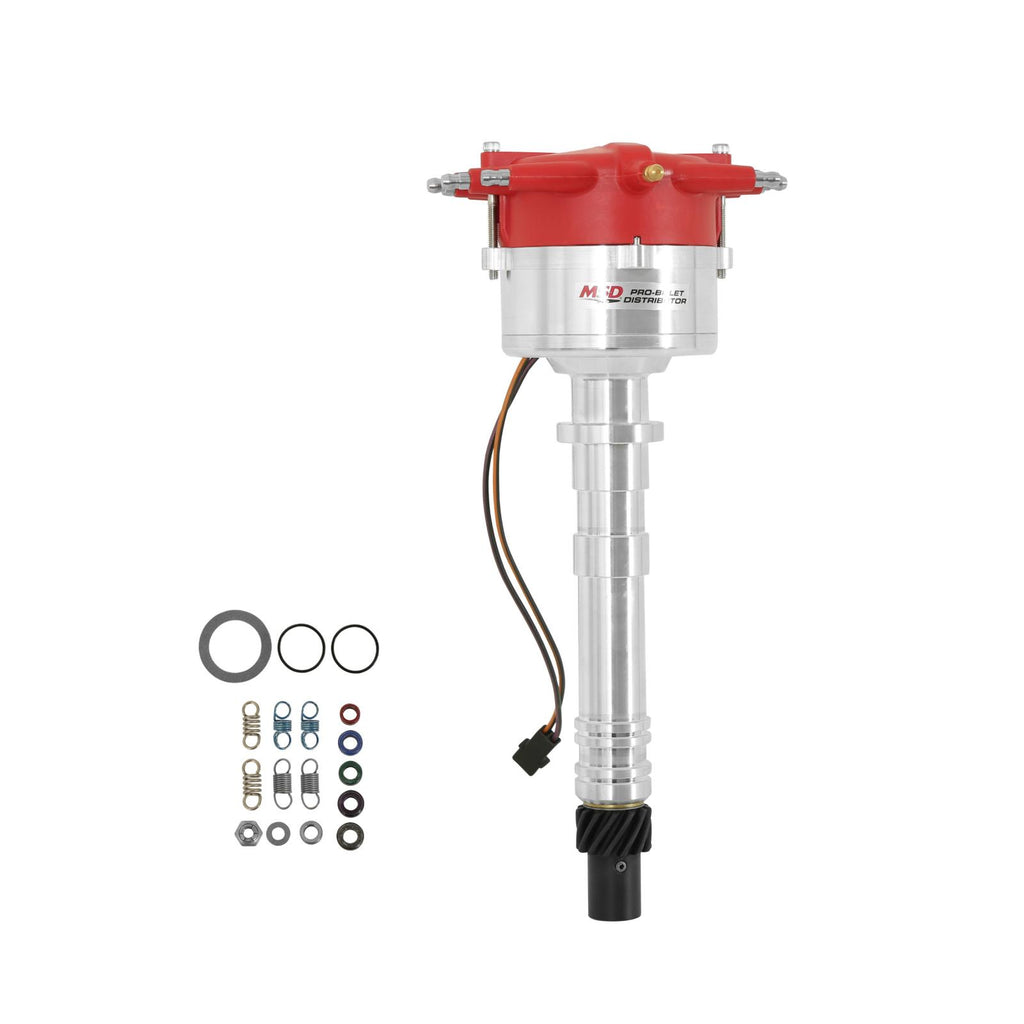 Chevy Flat Top Pro-Billet Distributor Need Blower/Intake Clearance? The Flat Top Is Your Answer. Must Be Used With An MSD 6, 7 Or 8-Series Ignition MSD Ignition