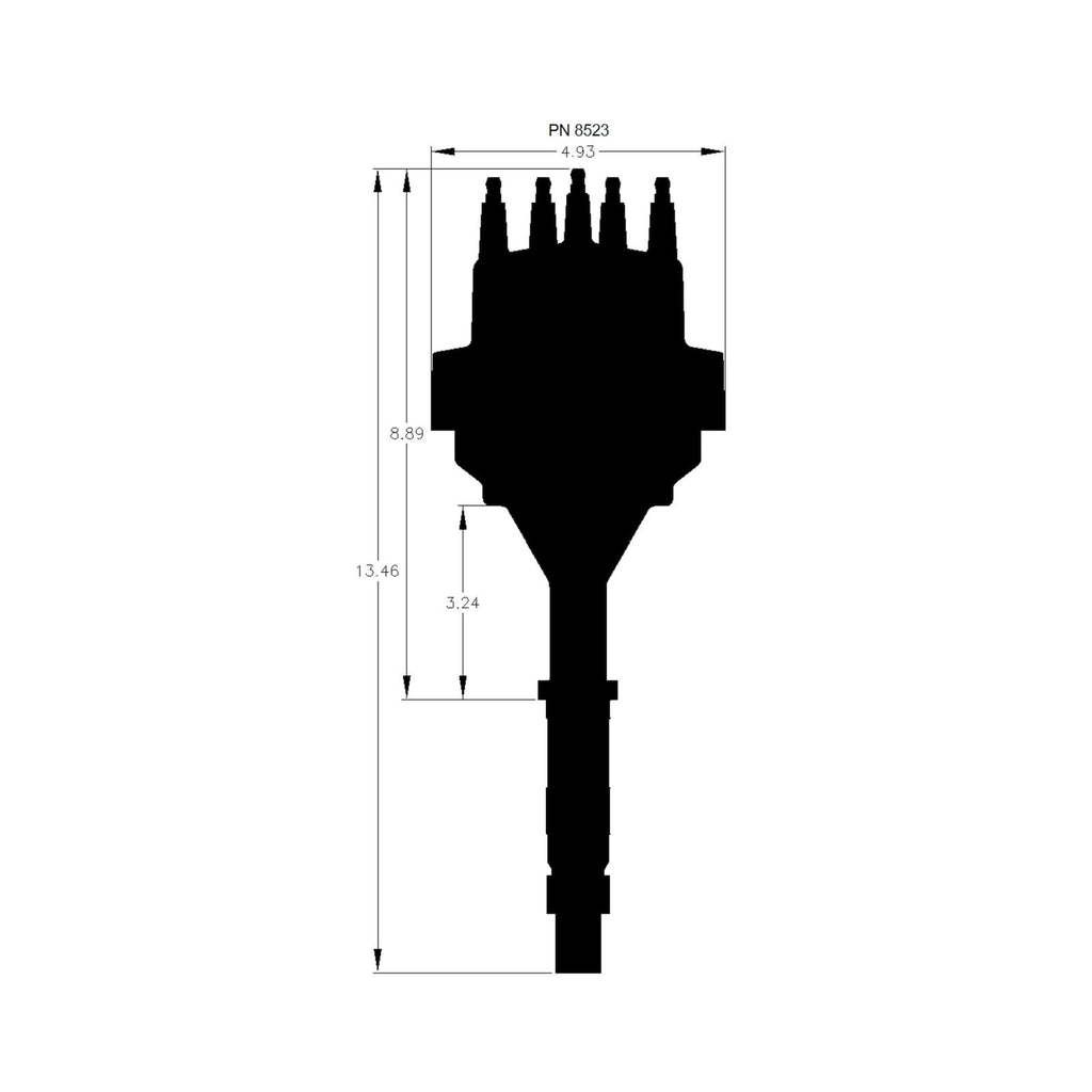 Amc V8 Ready-To-Run Distributor Fits 290, 304, 343, 360, 390, 401 Engines. Ready-To-Run Distributors Include A Built-In Ignition Module. No MSD Ignition Control Required. Includes A Built-In Rev Limiter MSD Ignition