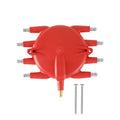 Crab Style Distributor Cap Injection Molded From Dupont Rynite Material And Feature Spark Plug-Style Terminals MSD Ignition
