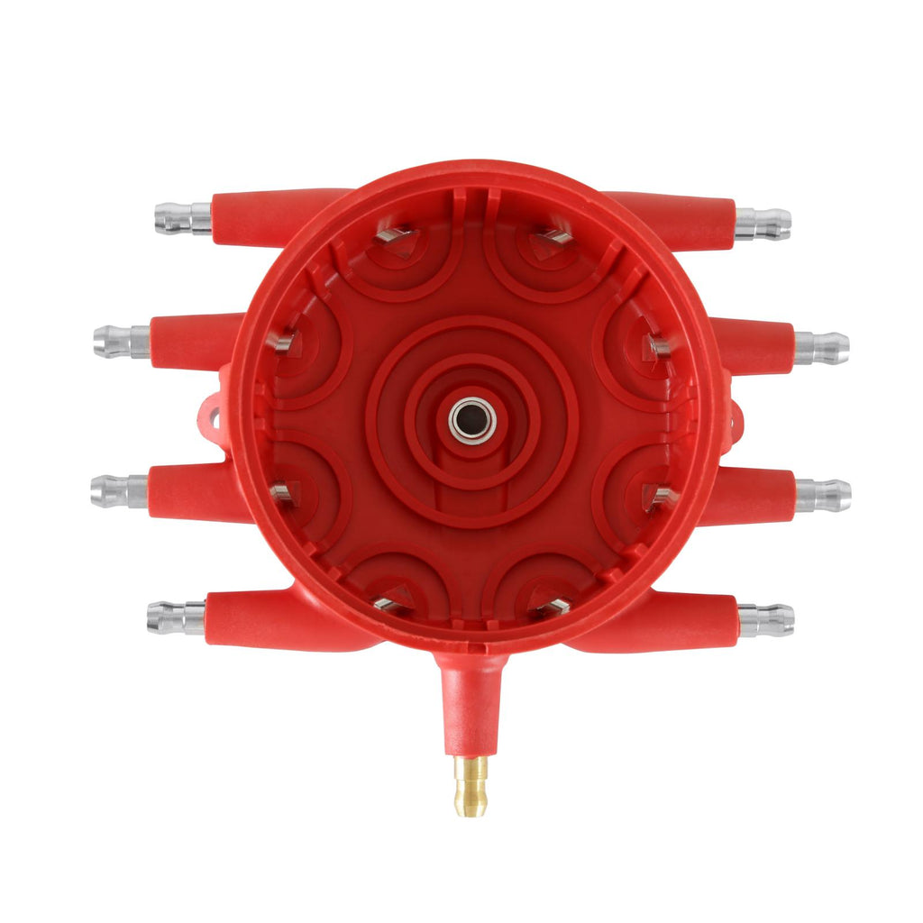 Crab Style Distributor Cap Injection Molded From Dupont Rynite Material And Feature Spark Plug-Style Terminals MSD Ignition