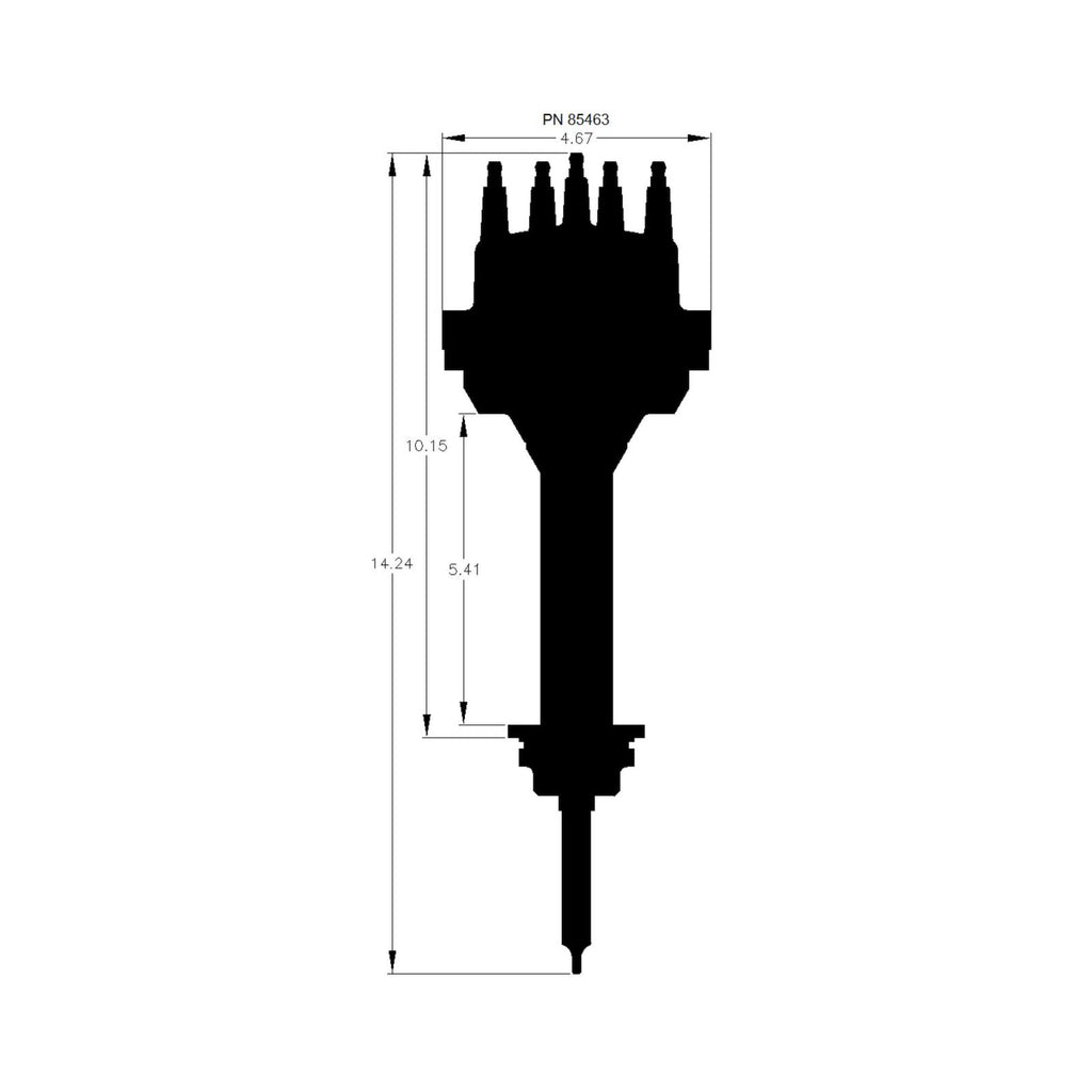 MSD Black Chrysler 426, 440 Pro-Billet Distributor All The Performance Of Our Pro-Billet Line Now In Black For Your Big Block Chrysler. Must Be Used With MSD 6, 7, Or 8-Series Ignition MSD Ignition