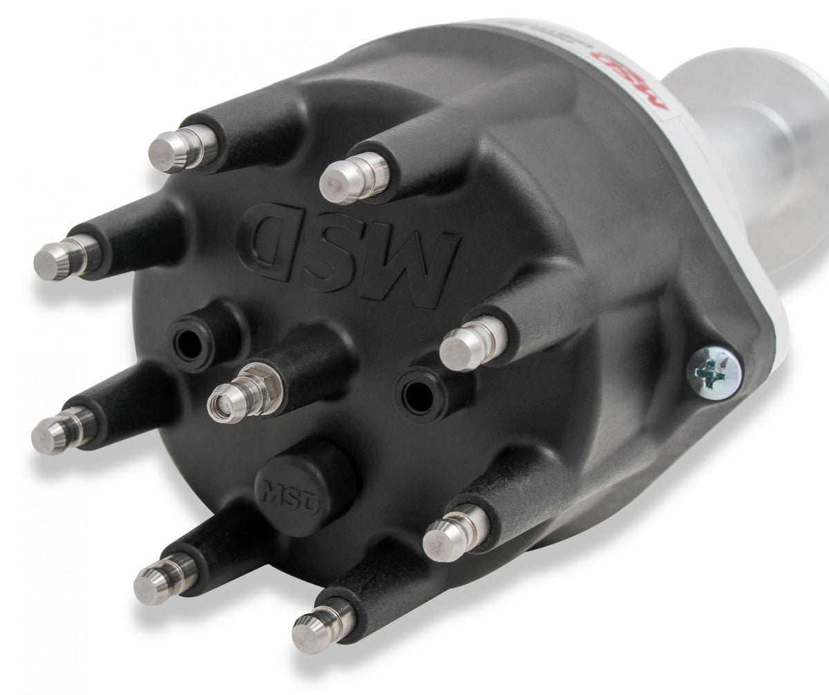 MSD Black Chrysler 426, 440 Pro-Billet Distributor All The Performance Of Our Pro-Billet Line Now Available With Black Cap For Your Big Block Chrysler. Must Be Used With MSD 6, 7, Or 8-Series Ignition MSD Ignition
