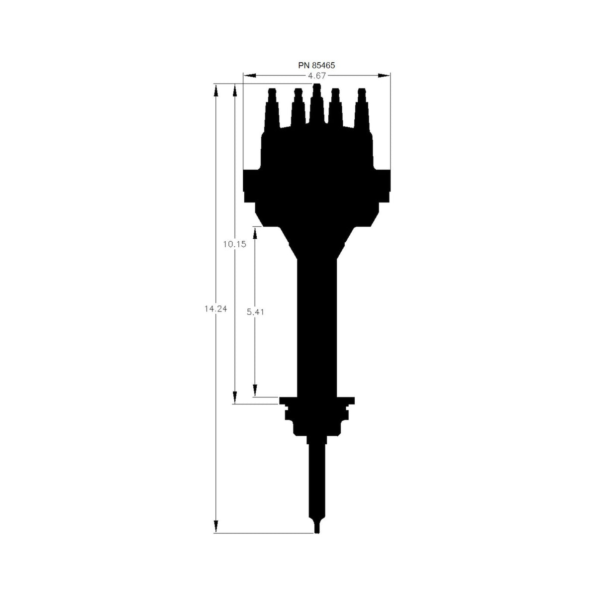 MSD Black Chrysler 426, 440 Pro-Billet Distributor All The Performance Of Our Pro-Billet Line Now Available With Black Cap For Your Big Block Chrysler. Must Be Used With MSD 6, 7, Or 8-Series Ignition MSD Ignition