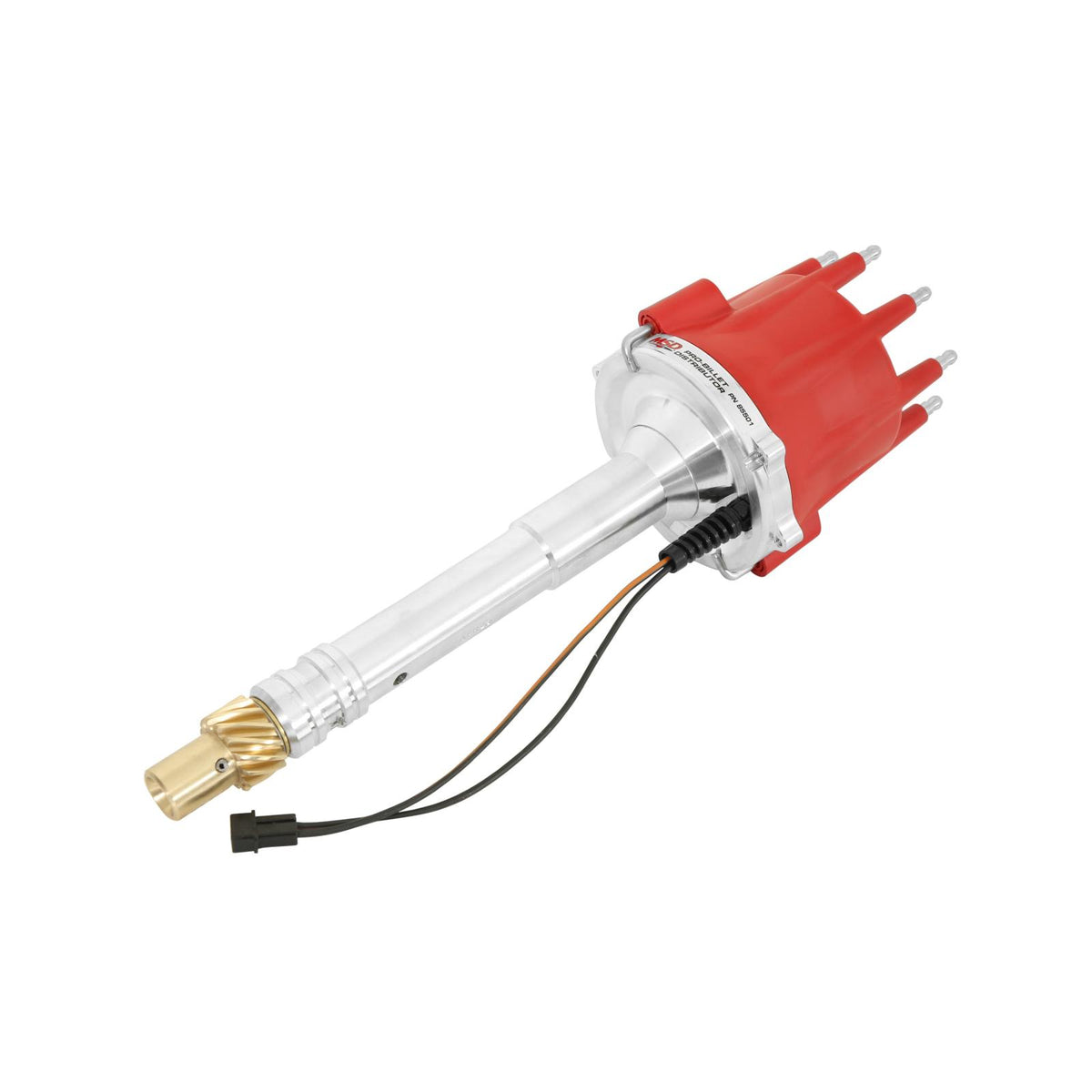 Chevy V8 Pro-Billet Distributor Locked-Out From The Factory. Must Be Used With An MSD 6, 7 Or 8-Series Ignition MSD Ignition