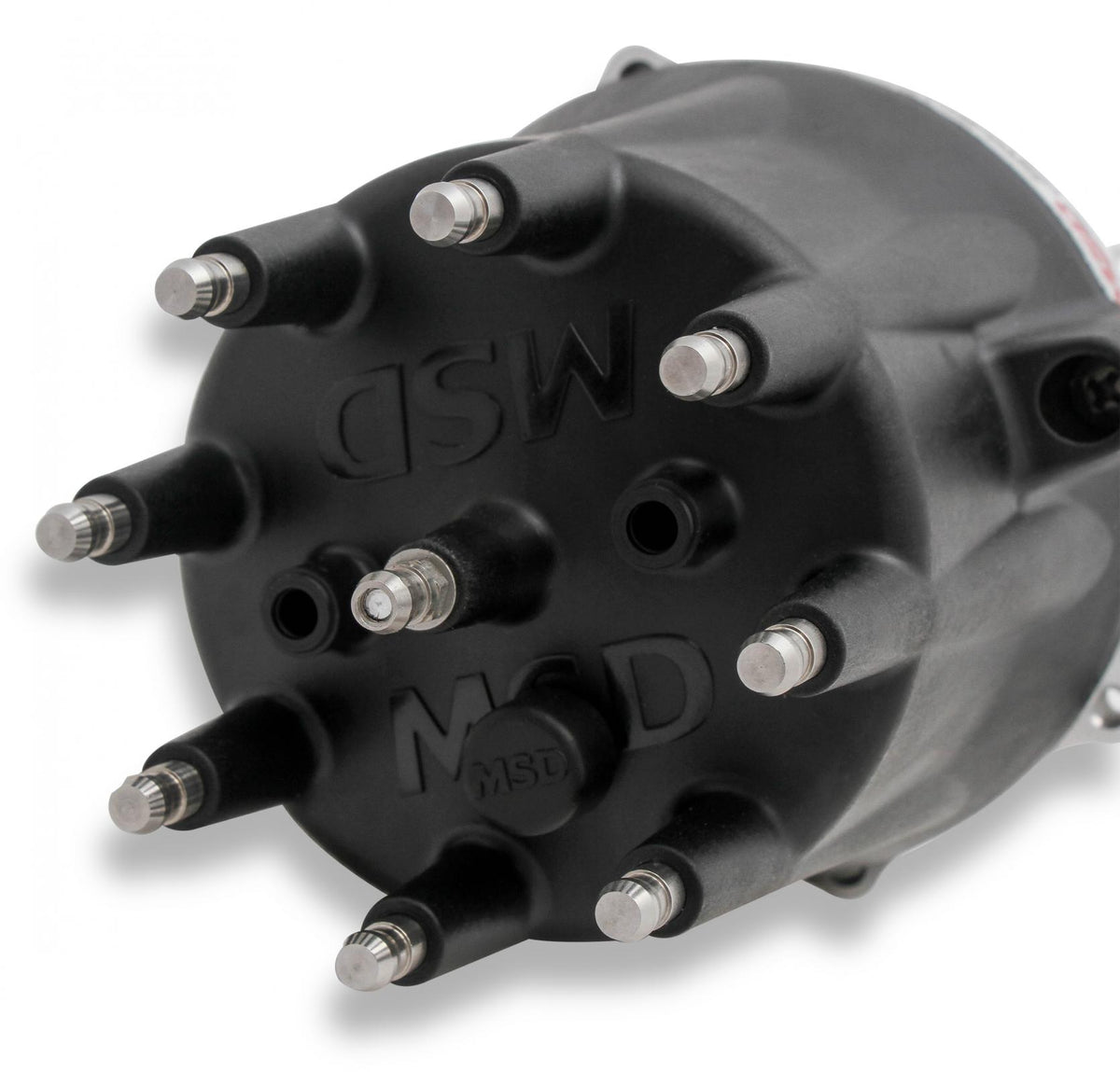 Chevy V8 Pro-Billet Distributor W/Black Cap The Most Popular Performance Distributor In The Market And Now Comes With Black Cap Must Be Used With An MSD 6, 7 Or 8-Series Ignition MSD Ignition