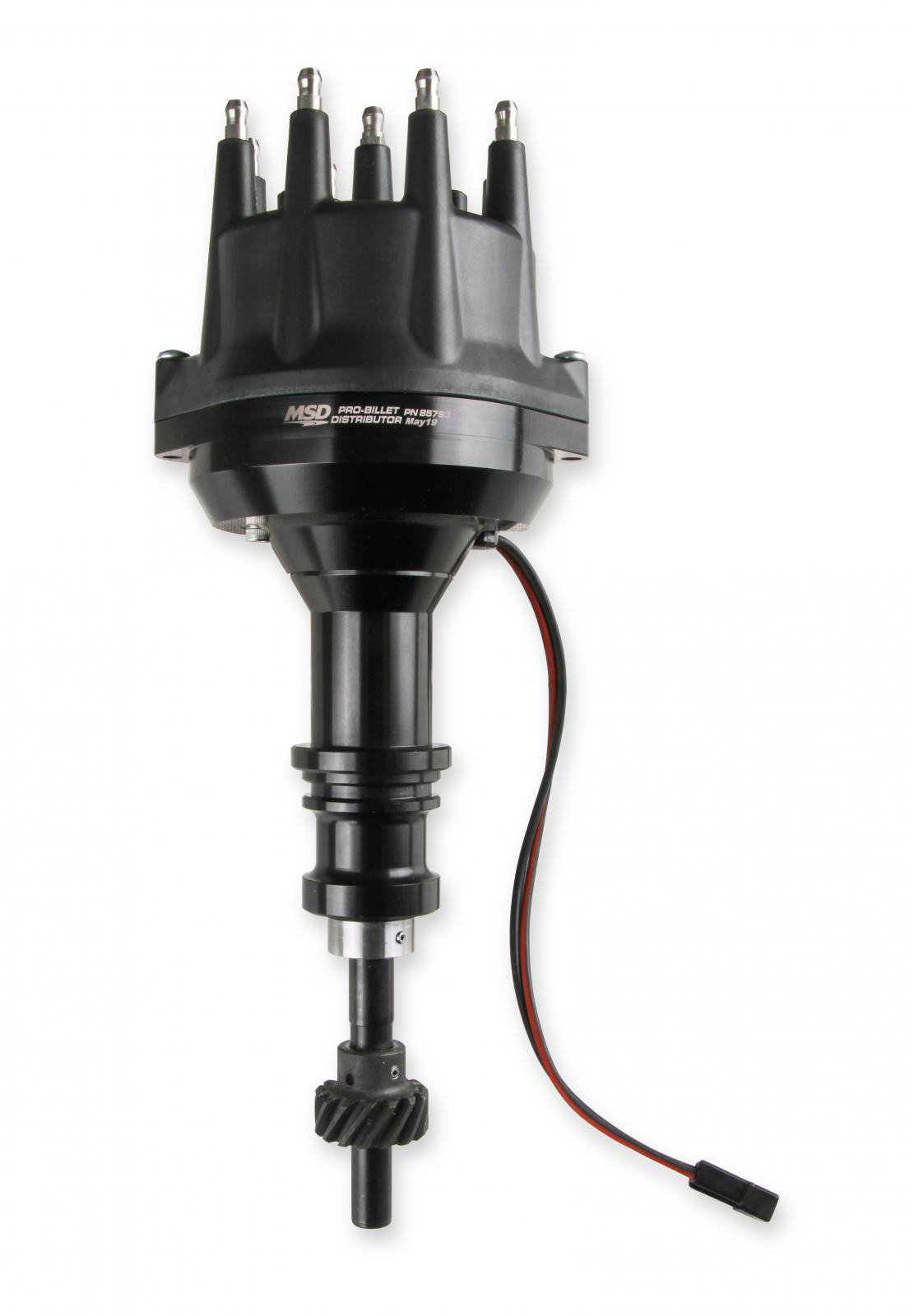 MSD Black Distributor Ford 289-302, Pro Billet, Small Cap, Steel Gear MSD'S Black Small Diameter Distributor W/Steel Gear, Requires The Use Of MSD 6, 7, 8 Series Ignition MSD Ignition