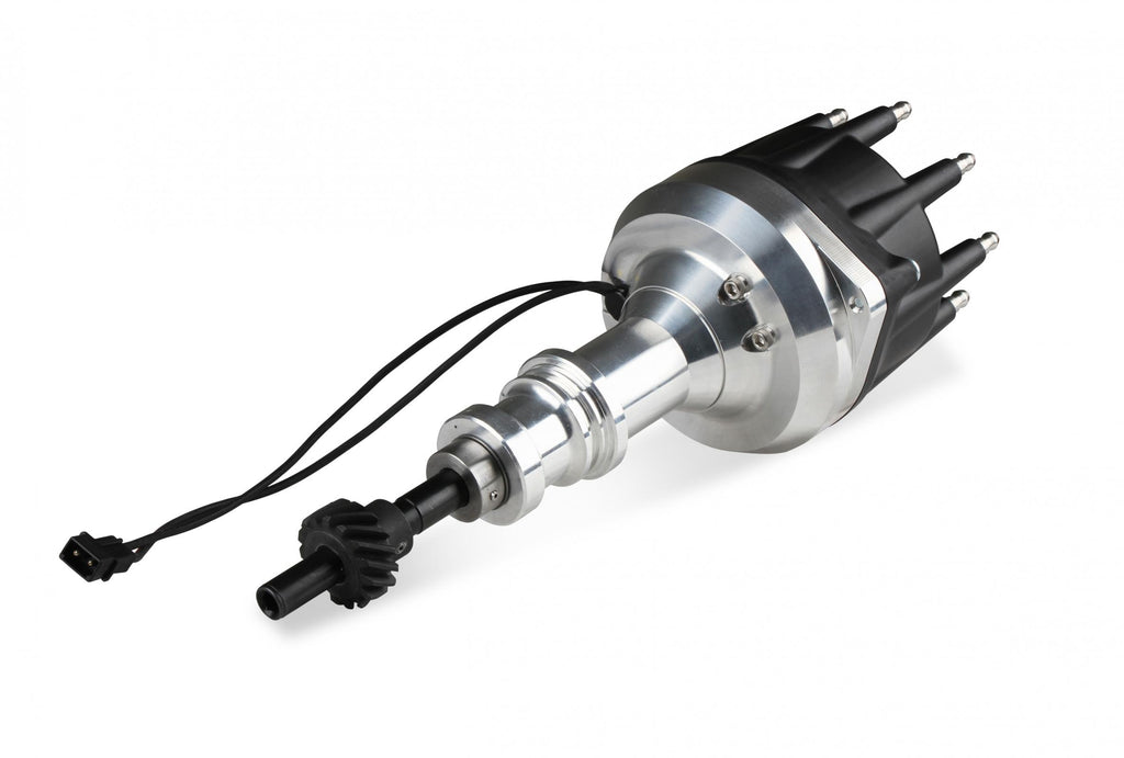 MSD Distributor Ford 289-302, Pro Billet, Small Black Cap, Steel Gear MSD'S Pro-Billet Small Diameter Distributor W/Black Cap And Steel Gear, Requires The Use Of MSD 6, 7, 8 Series Ignition MSD Ignition
