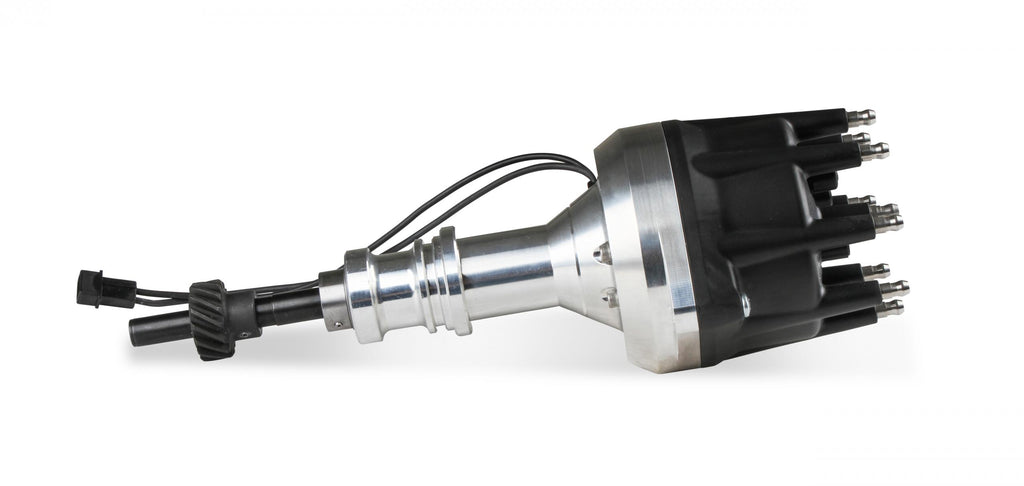 MSD Distributor Ford 289-302, Pro Billet, Small Black Cap, Steel Gear MSD'S Pro-Billet Small Diameter Distributor W/Black Cap And Steel Gear, Requires The Use Of MSD 6, 7, 8 Series Ignition MSD Ignition