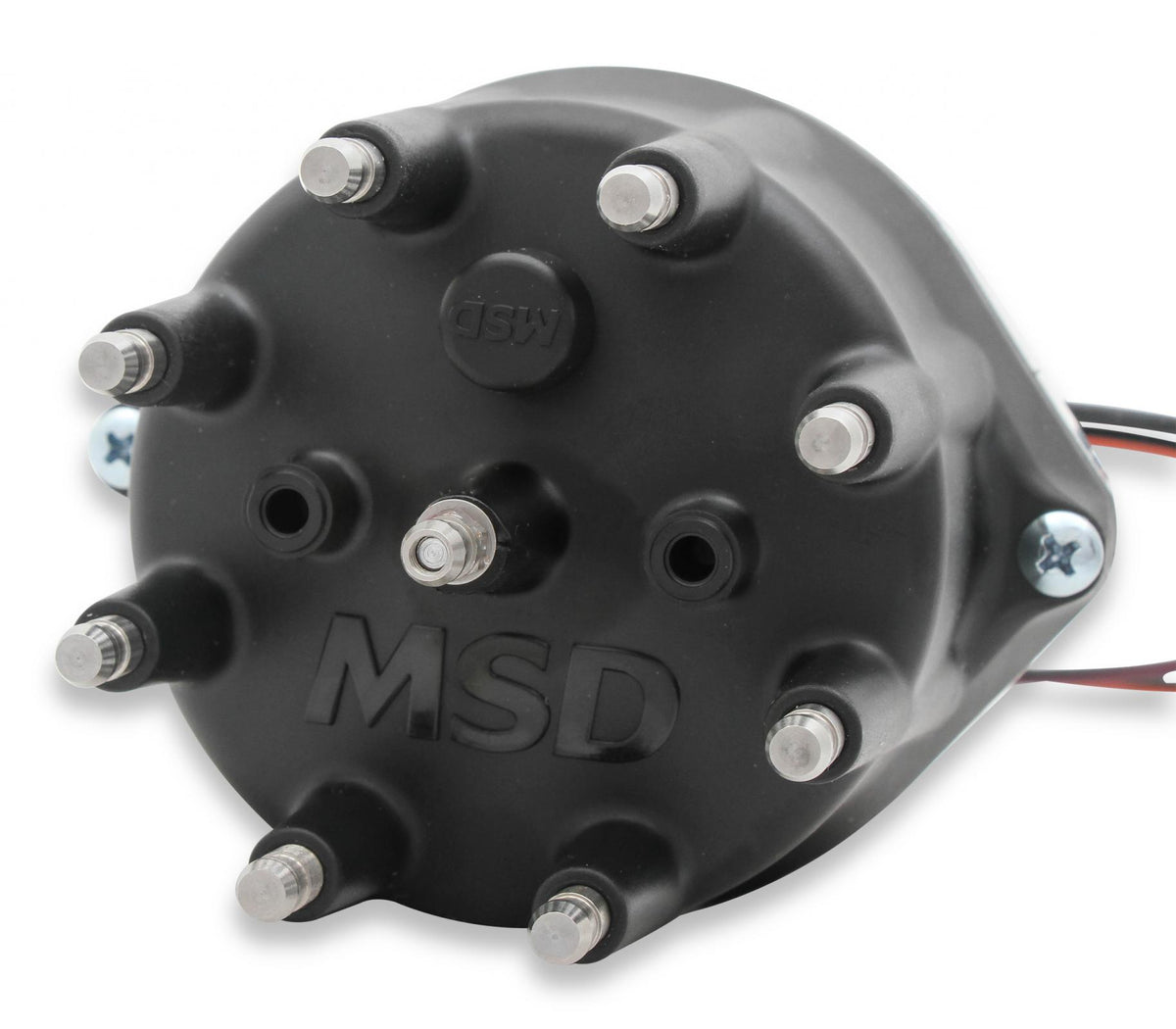 Ford 289-302 Small Diameter Black Cap Pro-Billet Distributor Great For Blower Or Manifold Clearance Must Be Used With An MSD 6, 7 Or 8-Series Ignition MSD Ignition