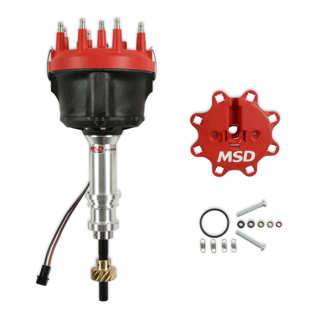 MSD Billet Distributor Ford Small Block V8 Bronze Gear Small Block Ford 289/302 Sbf Must Be Used With An MSD 6, 7, Or 8-Series Ignition MSD Ignition