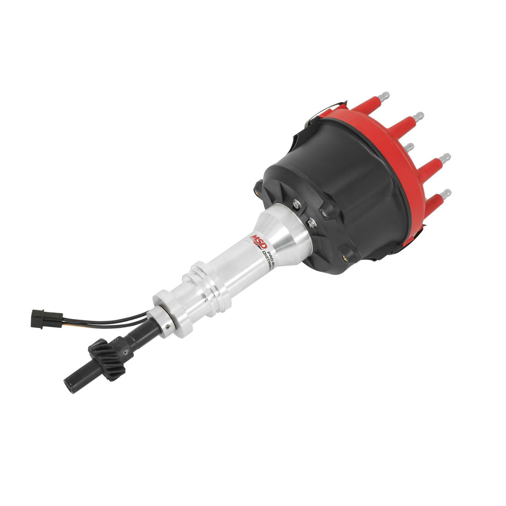 Ford 351W Steel Gear Billet Distributor Fits 351W With Steel Gear For Hydraulic Roller Cams. Must Be Used With An MSD 6, 7 Or 8-Series Ignition MSD Ignition