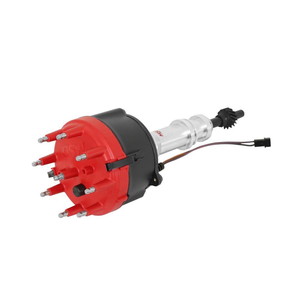 Ford 351W Steel Gear Billet Distributor Fits 351W With Steel Gear For Hydraulic Roller Cams. Must Be Used With An MSD 6, 7 Or 8-Series Ignition MSD Ignition