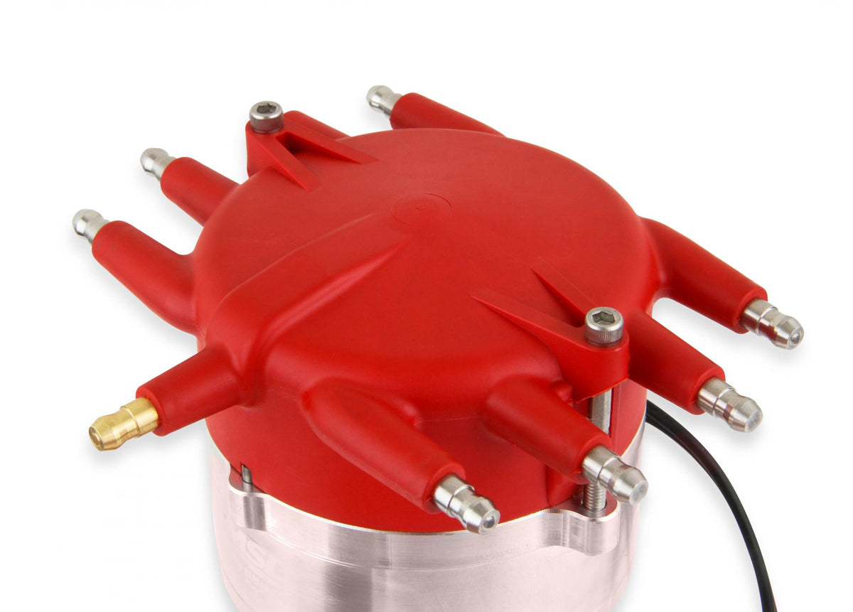 Ford 351W Crab Cap Distributor Low Profile, Magnetic Pickup Distributor Ideal For Clearing Blower Snouts, And For Any Application Where Height Is Critical MSD Ignition