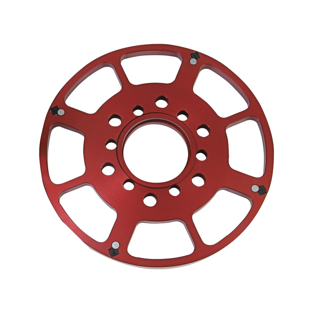 MSD Crank Trigger Wheel Flying Magnet Sbc 7 In. Red Replacement Wheel For Small Block Chevy Crank Trigger Kit (P/N 8610) MSD Ignition