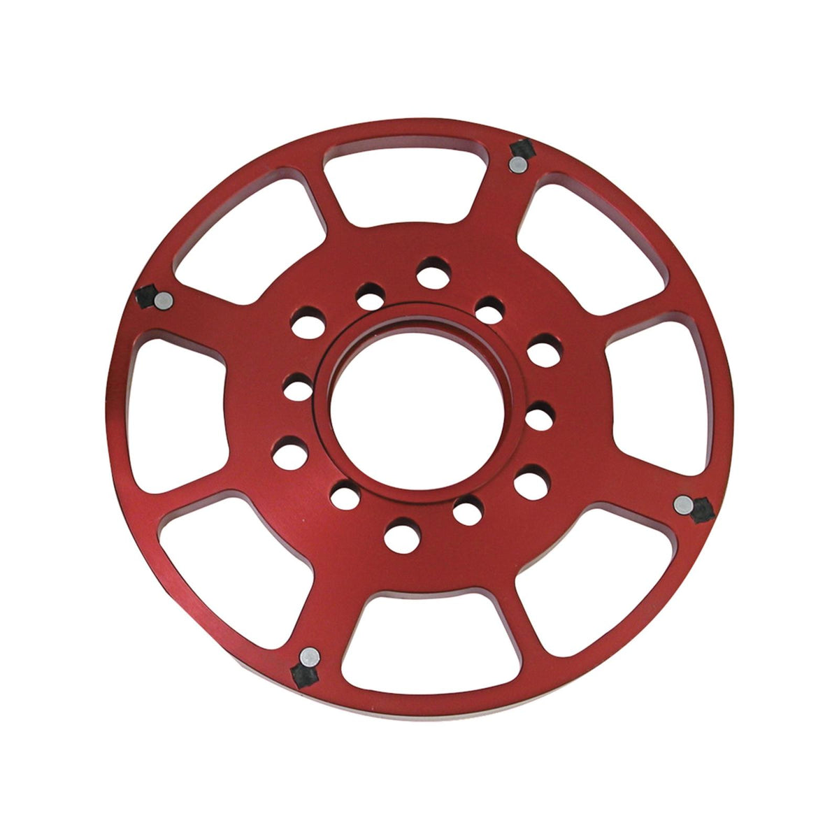 MSD Crank Trigger Wheel Flying Magnet Sbc 7 In. Red Replacement Wheel For Small Block Chevy Crank Trigger Kit (P/N 8610) MSD Ignition