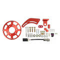 MSD Crank Trigger Kit Flying Magnet Hall-Effect LS Gen Iii/Iv 6.56 In. Small Block Chevrolet Gen Iii/Iv Adjustable Timing Pointer Red MSD Ignition