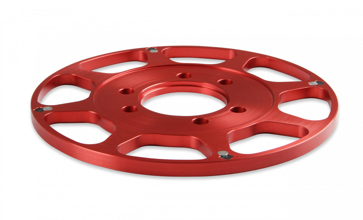 MSD Crank Trigger Wheel Kit Flying Magnet Bbc 8 In. Big Block Chevy Use With MSD 6/7/8 Series Ignition Red MSD Ignition