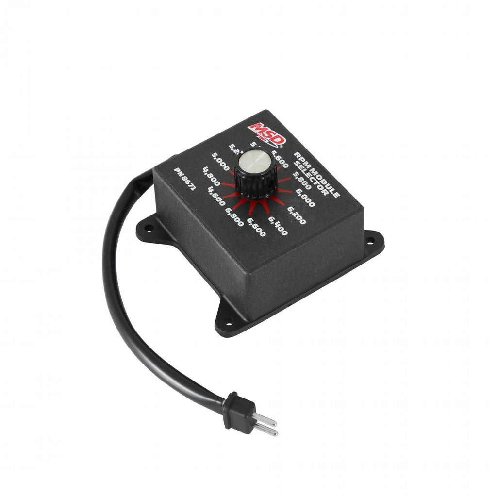 Rpm Module Selector, 4.6K-6.8K The Rpm Module Selector Plugs Directly Into The Rpm Module Socket On All MSD Soft Touch Rev Controls And Accessories That Use Plug-In Modules MSD Ignition