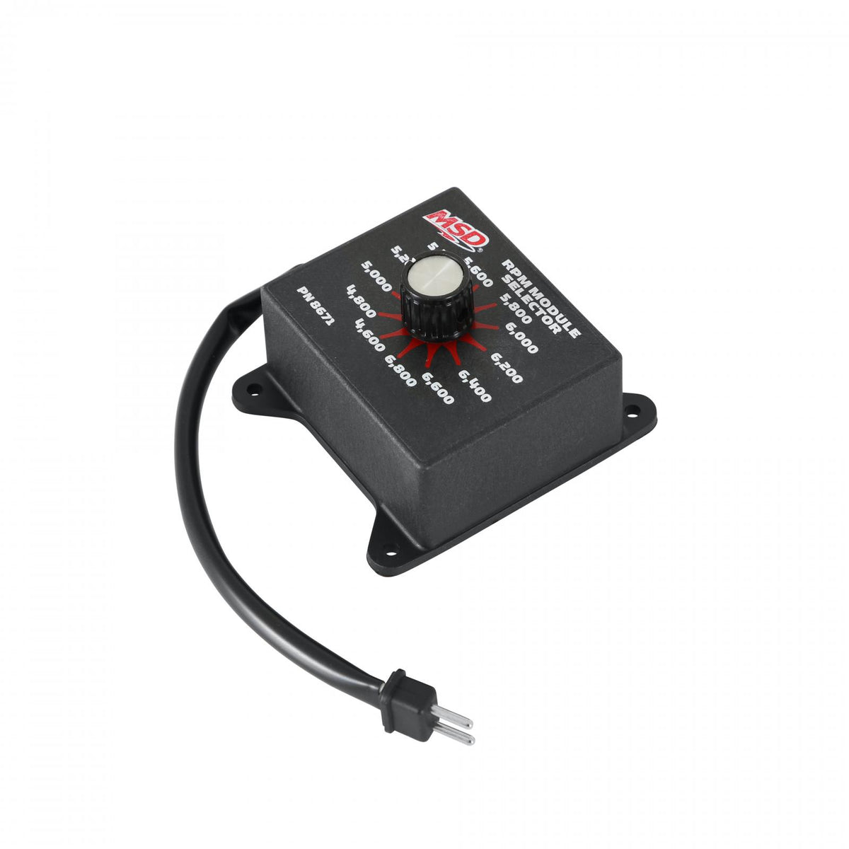 Rpm Module Selector, 4.6K-6.8K The Rpm Module Selector Plugs Directly Into The Rpm Module Socket On All MSD Soft Touch Rev Controls And Accessories That Use Plug-In Modules MSD Ignition