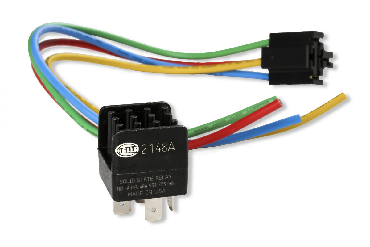 MSD Solid State N/O Relay W/Socket Harness The Spst Normally Open Relay Is Rated At 20 Amps Continuous, Supplied With Socket Harness MSD Ignition