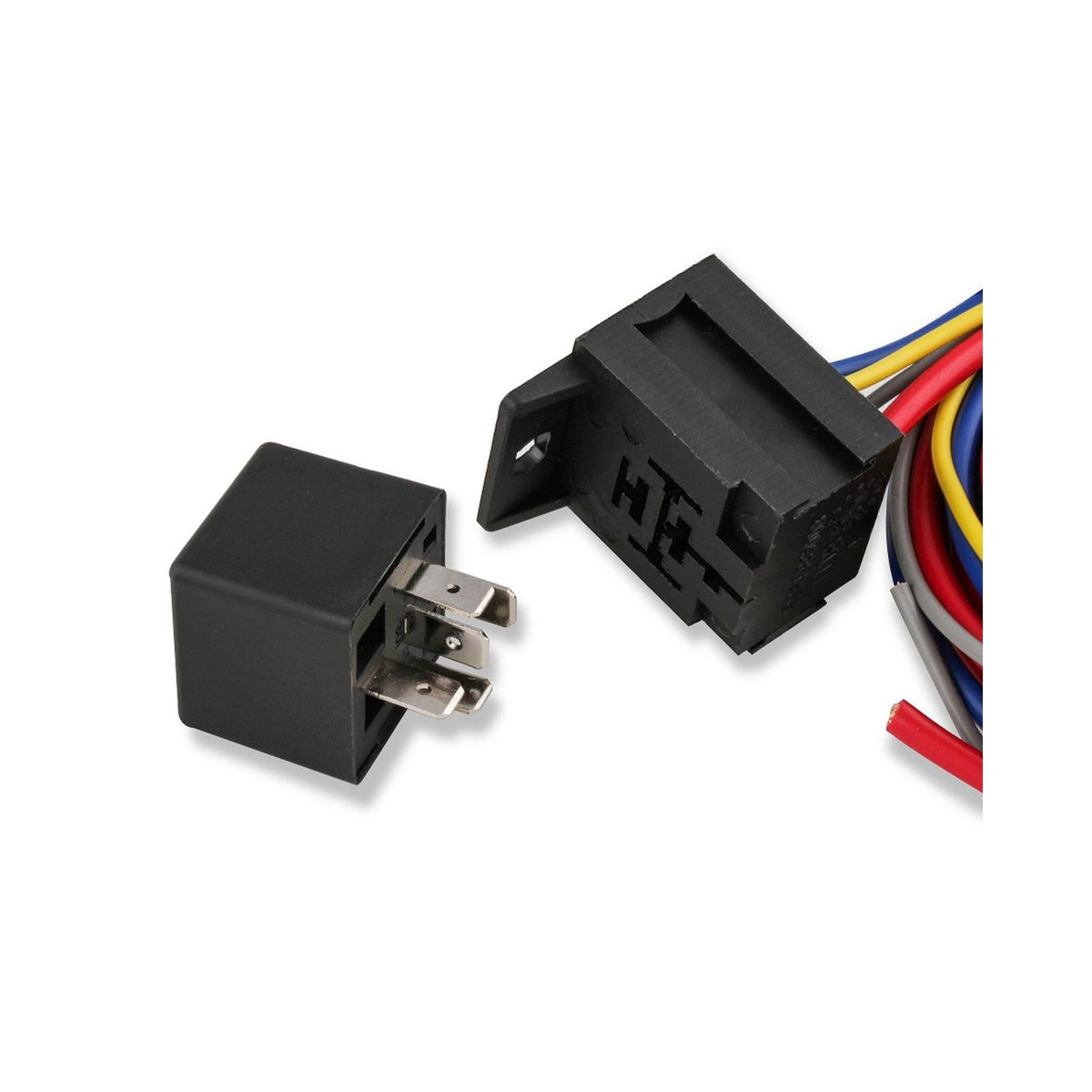 Electric Fan Harn./Relay Kit 195 Deg-30A Temperature Controlled Cooling Fan Harness & Relay Kit W/ 195 Degree Temperature Switch. 30 Amp Relay And Circuit Breaker MSD Ignition