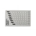 MSD Timing Tape Harmonic Balancer 5.25 Inch To 8.00 Set Of 8 Multiple Sizes 1 Degree Increments From 14 Degrees Atdc 64 Degrees Btdc MSD Ignition