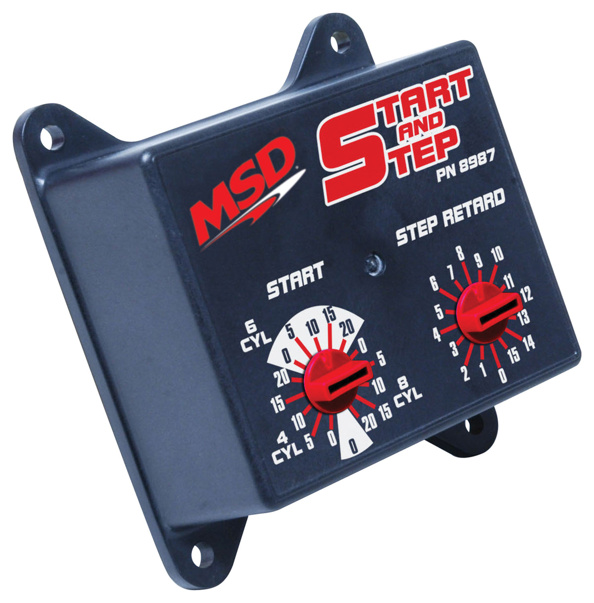 Start And Step Timing Control If You Run Locked-Out Timing On Your Street/Strip Car And The Engine Cranks Slowly Due To Advanced Timing Or High Compression, The New MSD Start And Step Retard Control Is What You Need MSD Ignition