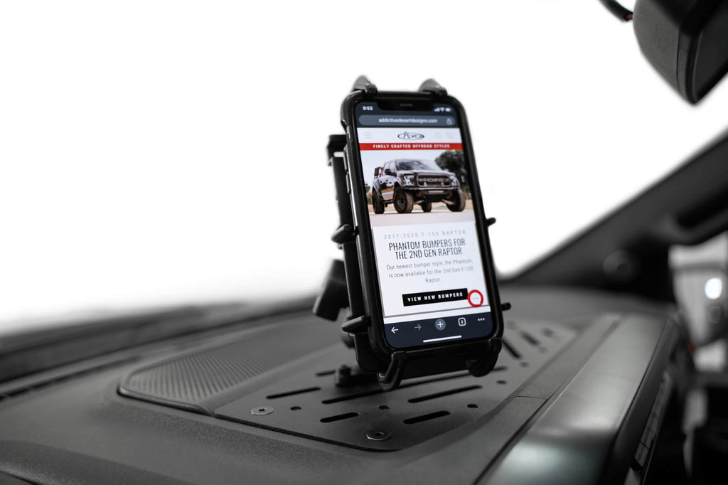 2021-2023 Ford F-150, F-150 Raptor Digital Device Dash Mount Addictive Desert Designs