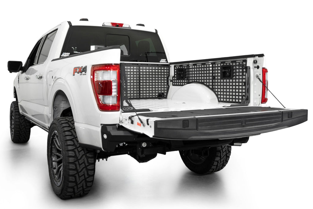 2021+ Ford F-150, F-150 Raptor 66 Inch Bed Side Molle Panels Driver Full Set Addictive Desert Designs